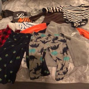 Assorted Toddler boys clothing.